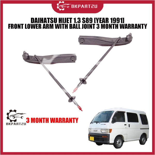 DAIHATSU HIJET 1.3 S89 [YEAR 1991] FRONT LOWER ARM WITH BALL JOINT 3 MONTH WARRANTY