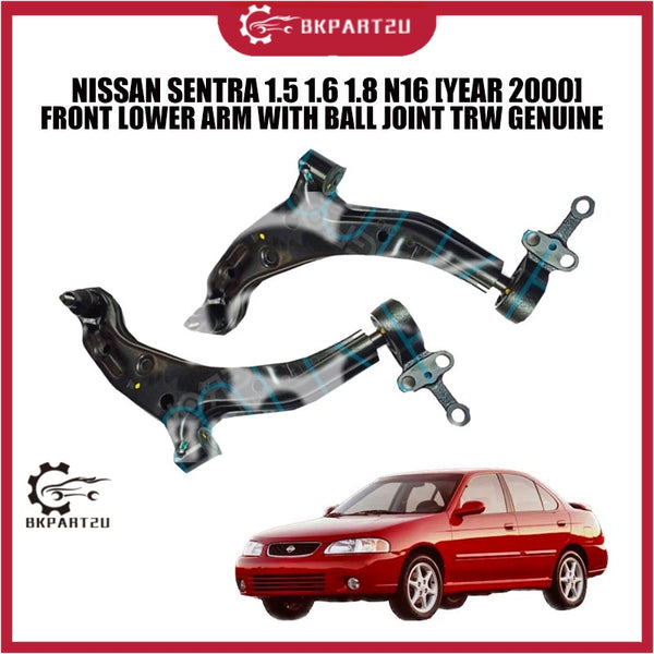 NISSAN SENTRA 1.5 1.6 1.8 N16 [YEAR 2000] FRONT LOWER ARM WITH BALL JOINT TRW GENUINE