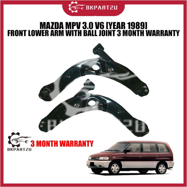 MAZDA MPV 3.0 V6 [YEAR 1989] FRONT LOWER ARM WITH BALL JOINT 3 MONTH WARRANTY