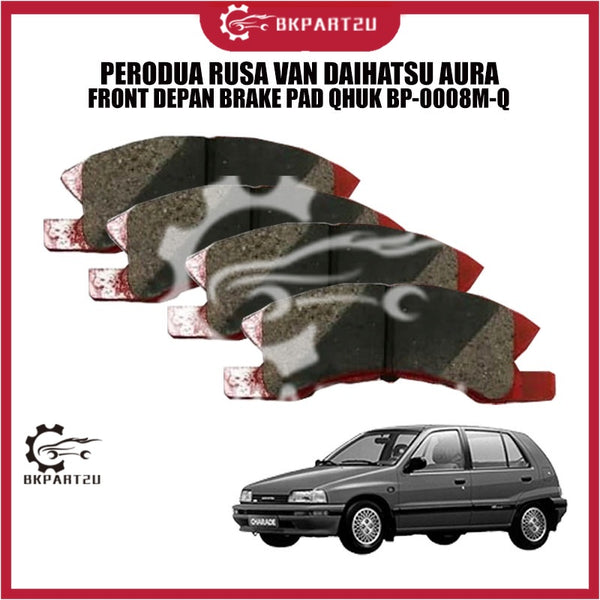 PERODUA RUSA VAN DAIHATSU AURA FRONT DEPAN BRAKE PAD QHUK BP-0008M-Q