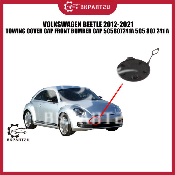 VOLKSWAGEN BEETLE 2012-2021 TOWING COVER CAP FRONT BUMBER CAP 5C5807241A 5C5 807 241 A