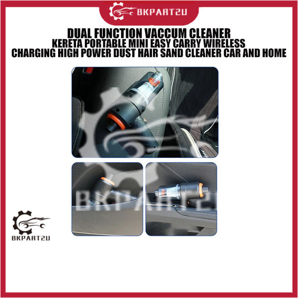 DUAL FUNCTION VACCUM CLEANE PORTABLE MINI EASY CARRY WIRELESS CHARGING HIGH POWER DUST HAIR SAND CLEANER CAR AND HOME