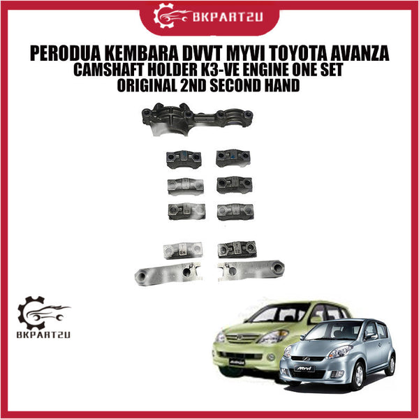 PERODUA KEMBARA DVVT MYVI TOYOTA AVANZA CAMSHAFT HOLDER K3-VE ENGINE ONE SET ORIGINAL 2ND SECOND HAND