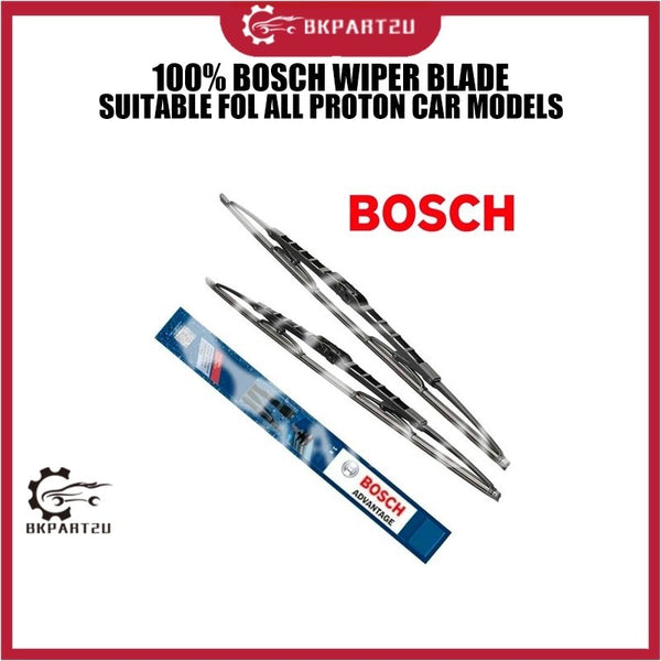 100% BOSCH WIPER BLADE SUITABLE FOR ALL PROTON CAR MODELS