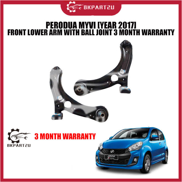 PERODUA MYVI [YEAR 2017] FRONT LOWER ARM WITH BALL JOINT 3 MONTH WARRANTY