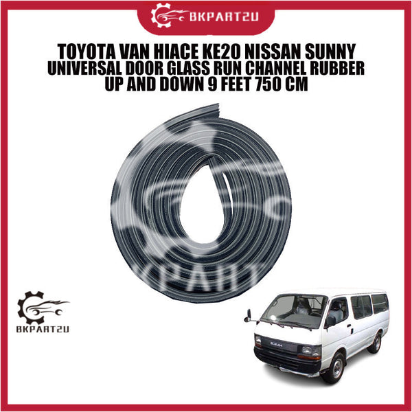 TOYOTA VAN HIACE KE20 NISSAN SUNNY UNIVERSAL DOOR GLASS RUN CHANNEL RUBBER UP AND DOWN 9 FEET 250 CM