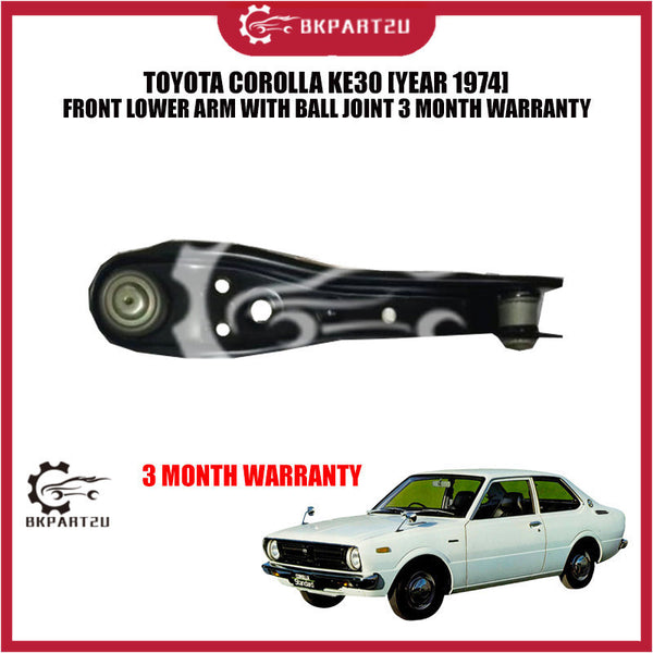 TOYOTA COROLLA KE30 [YEAR 1974] FRONT LOWER ARM WITH BALL JOINT 3 MONTH WARRANTY