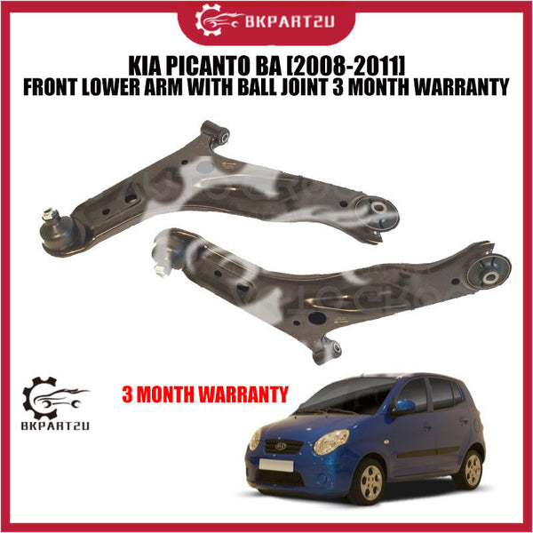 KIA PICANTO BA [2008-2011] FRONT LOWER ARM WITH BALL JOINT 3 MONTH WARRANTY
