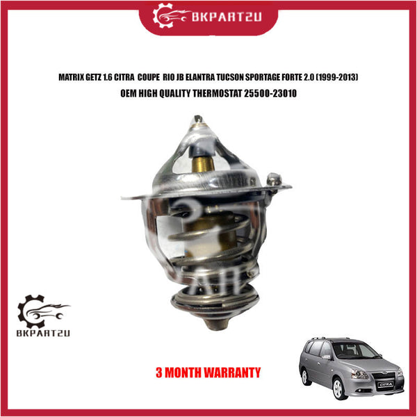 HYUNDAI MATRIX GETZ 1.6 NAZA CITRA COUPE  RIO JB ELANTRA TUCSON SPORTAGE FORTE 2.0 (1999-2013) THERMOSTAT 25500-23010