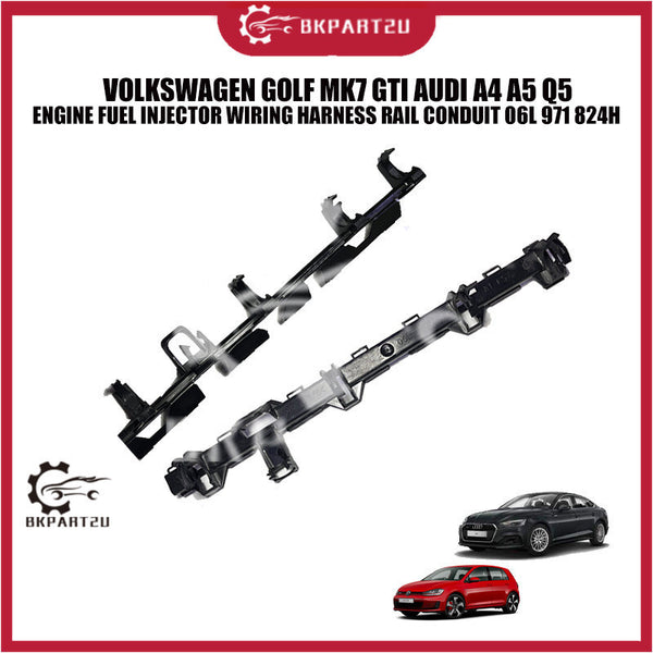 VOLKSWAGEN GOLF MK7 GTI AUDI A4 A5 Q5 ENGINE FUEL INJECTOR WIRING HARNESS RAIL CONDUIT 06L 971 824H