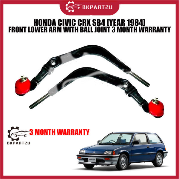 HONDA CIVIC CRX SB4 [YEAR 1984] FRONT LOWER ARM WITH BALL JOINT 3 MONTH WARRANTY