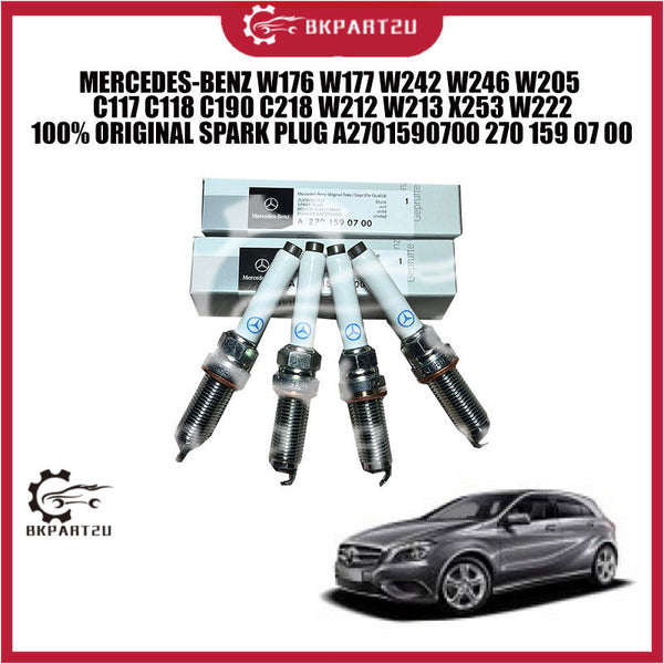 MERCEDES-BENZ W176 W177 W242 W246 W205 C117 C118 C190 C218 W212 W213 X253 W222 100% ORIGINAL SPARK PLUG A2701590700