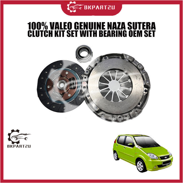 100% VALEO GENUINE NAZA SUTERA CLUTCH KIT SET WITH BEARING OEM SET