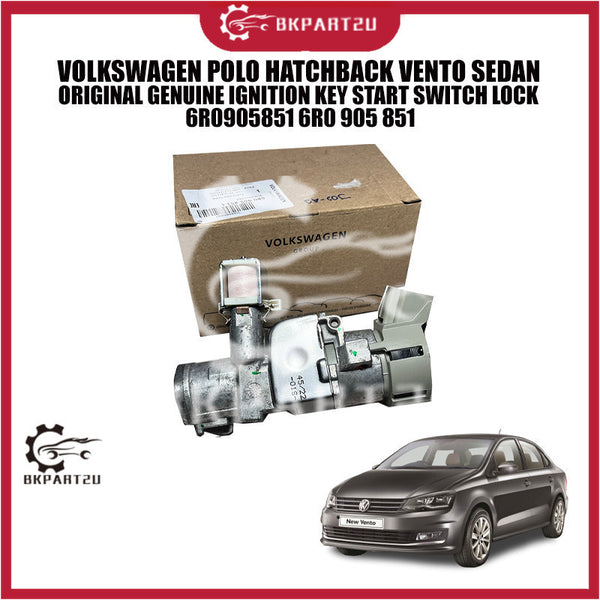 VOLKSWAGEN POLO HATCHBACK VENTO SEDAN ORIGINAL IGNITION KEY START SWITCH LOCK 6R0905851 6R0 905 851