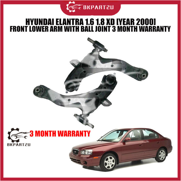 HYUNDAI ELANTRA 1.6 1.8 XD [YEAR 2000] FRONT LOWER ARM WITH BALL JOINT 3 MONTH WARRANTY