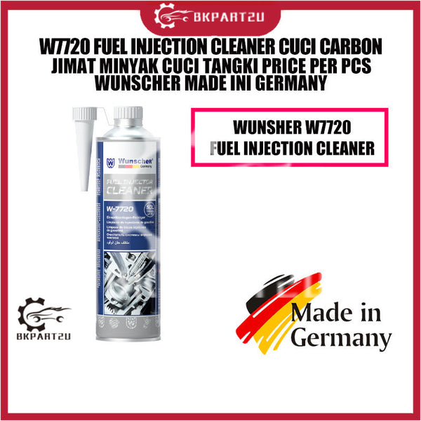 W7720 FUEL INJECTION CLEANER CUCI CARBON JIMAT MINYAK CUCI TANGKI PER PCS WUNSCHER MADE INI GERMANY