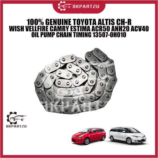 100% GENUINE TOYOTA ALTIS CH-R WISH VELLFIRE CAMRY ESTIMA ACR50 ANH20 ACV40 OIL PUMP CHAIN TIMING 13507-0H010