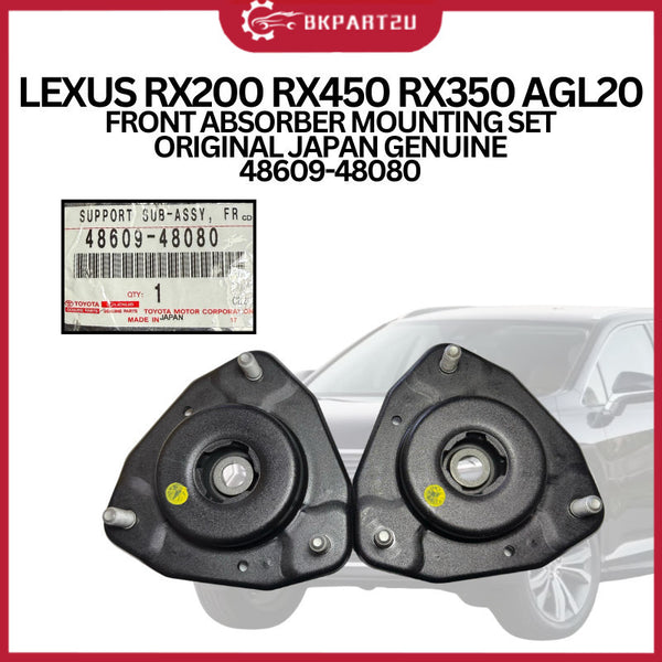 LEXUS RX200 RX450 RX350 AGL20 FRONT ABSORBER MOUNTING SET ORIGINAL JAPAN GENUINE 48609-48080