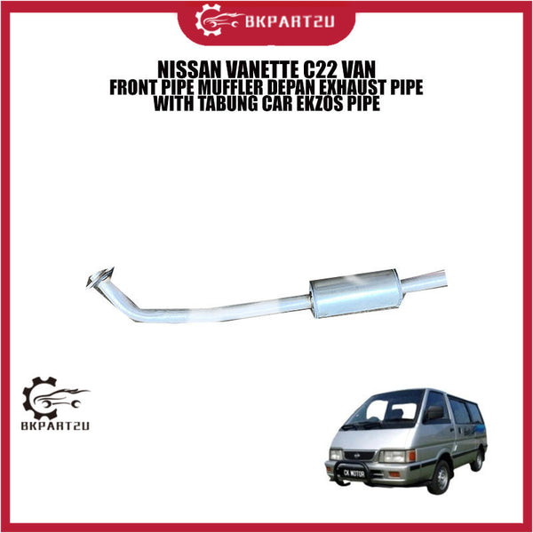 NISSAN VANETTE C22 VAN FRONT PIPE MUFFLER DEPAN EXHAUST PIPE  WITH TABUNG CAR EKZOS PIPE