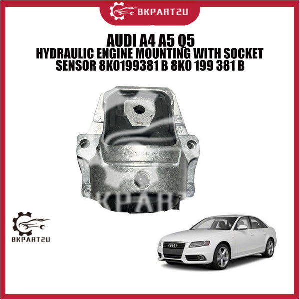 AUDI A4 A5 Q5 HYDRAULIC ENGINE MOUNTING WITH SOCKET SENSOR 8K0199381 B 8K0 199 381 B