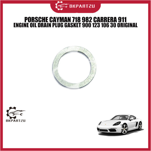 PORSCHE CAYMAN 718 982 CARRERA 911 ENGINE OIL DRAIN PLUG GASKET 900 123 106 30 ORIGINAL