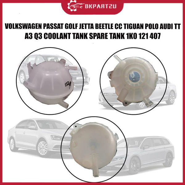 PASSAT GOLF JETTA BEETLE CC TIGUAN POLO AUDI TT A3 Q3 EXPANSION COOLANT SPARE TANK 1K0 121 407