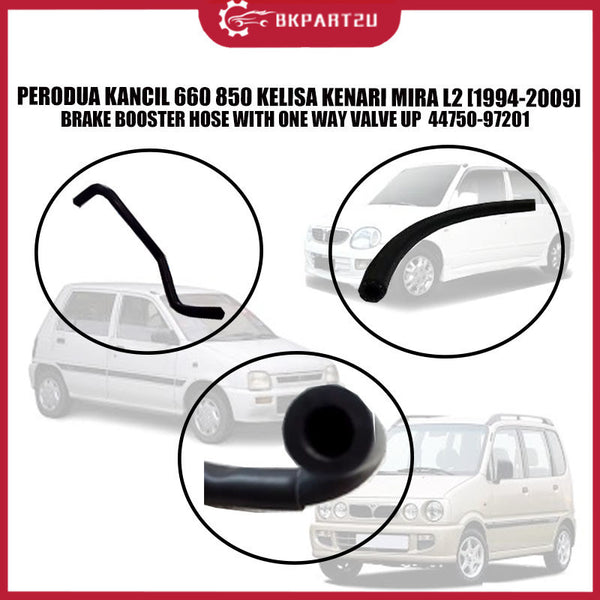 PERODUA KANCIL 660 850 KELISA KENARI MIRA L2 1994-2009 BRAKE BOOSTER HOSE WITH ONE WAY VALVE UP