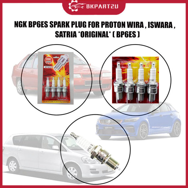 NGK BP6ES SPARK PLUG FOR PROTON WIRA ISWARA SATRIA *ORIGINAL* ( BP6ES ) OEM HIGH QUALITY