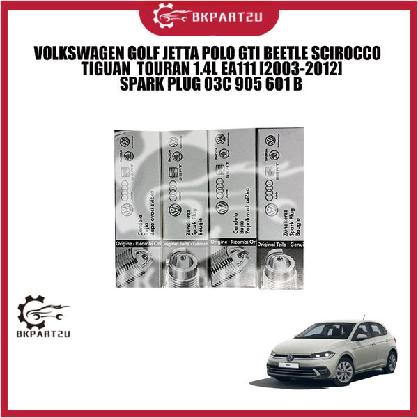 VOLKSWAGEN GOLF JETTA POLO GTI BEETLE SCIROCCO TIGUAN 1.4L EA111(2003-2012) SPARK PLUG 03C905601B