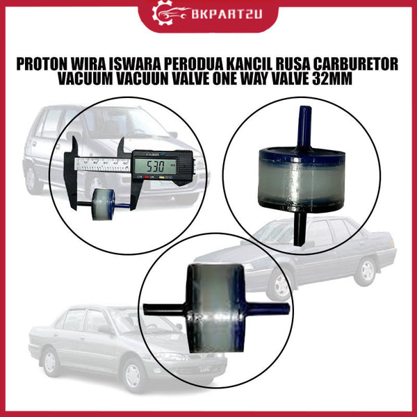 PROTON WIRA ISWARA PERODUA KANCIL RUSA CARBURETOR VACUUM VACUUN VALVE ONE WAY VALVE 32MM OEM HIGH QUALITY