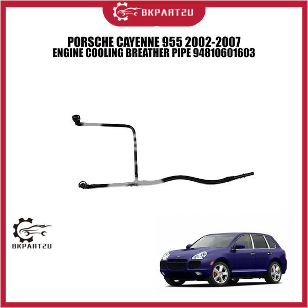 PORSCHE CAYENNE 955 2002-2007 ENGINE COOLING BREATHER PIPE 94810601603