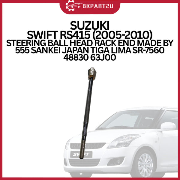 SUZUKI SWIFT RS415 (2005-2010) STEERING BALL HEAD RACK END MADE BY 555 SANKEI JAPAN TIGA LIMA SR-7560 48830 63J00