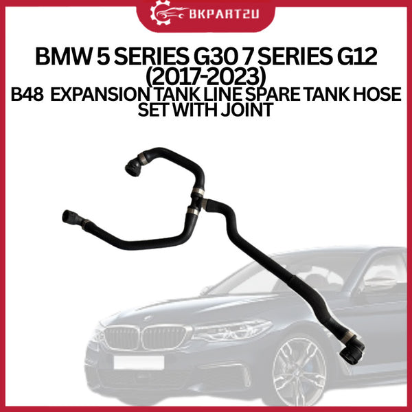 BMW 5 SERIES G30 7 SERIES G12 (2017-2023) B48  EXPANSION TANK LINE SPARE TANK HOSE SET WITH JOINT
