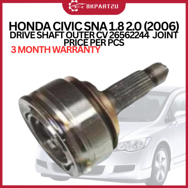 HONDA CIVIC SNA 1.8 2.0 (2006)  DRIVE SHAFT OUTER CV 26562244  JOINT  PRICE PER PCS