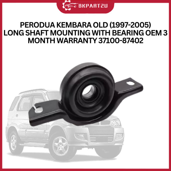 PERODUA KEMBARA OLD (1997-2005) LONG SHAFT MOUNTING WITH BEARING OEM 3 MONTH WARRANTY 37100-87402