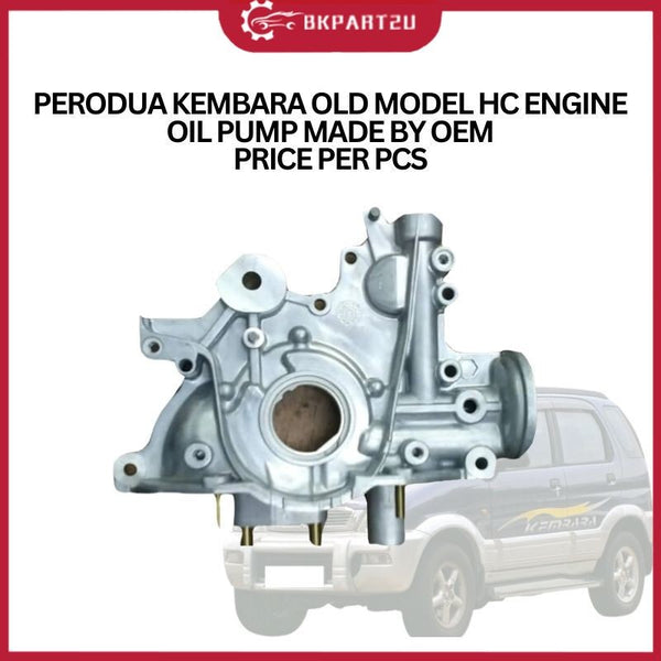 PERODUA KEMBARA OLD MODEL HC ENGINE (1998-2003)  ENGINE OIL PUMP MADE BY OEM PRICE PER PCS