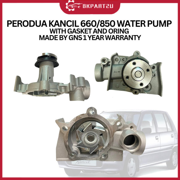 PERODUA KANCIL 660/850 (1994-2009) WATER PUMP WITH GASKET AND ORING MADE BY GNS 1 YEAR WARRANTY