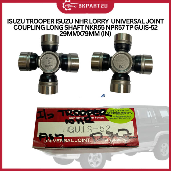 ISUZU TROOPER NHR NKR55 NPR57 LORRY 1981-1991 UNIVERSAL JOINT COUPLING LONG SHAFT GUIS-52 29MMX79MM