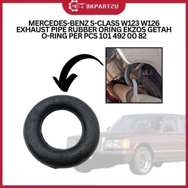 MERCEDES-BENZ S-CLASS W123 W126 (1976-1991) EXHAUST PIPE RUBBER ORING EKZOS GETAH O-RING PER PCS