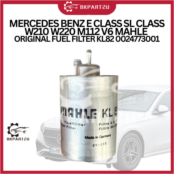 MERCEDES BENZ E CLASS SL CLASS  W210 W220 M112 V6 MAHLE  ORIGINAL FUEL FILTER KL82 0024773001