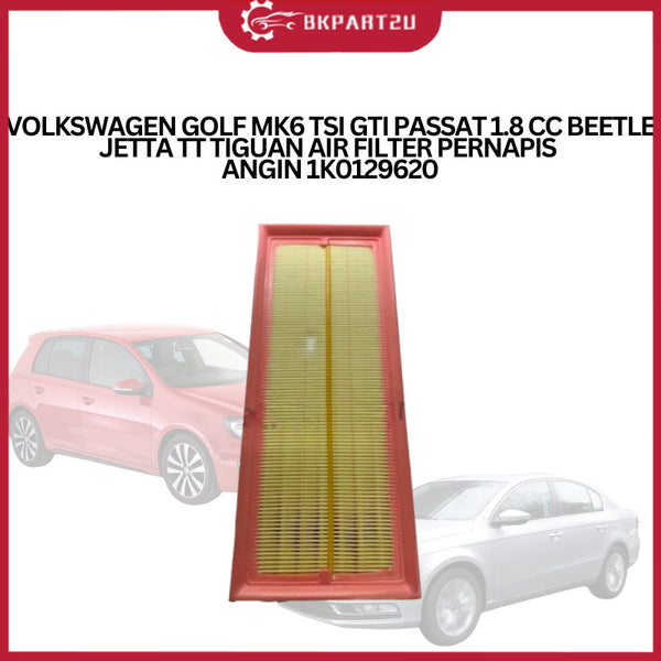 VOLKSWAGEN GOLF MK6 TSI GTI PASSAT 1.8 CC BEETLE JETTA TT TIGUAN AIR FILTER PERNAPIS ANGIN 1K0129620