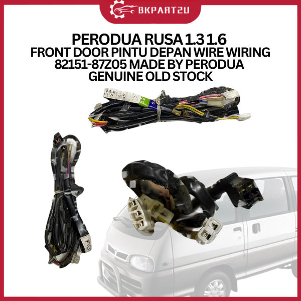 PERODUA RUSA 1.3 1.6 (1996-2007) FRONT DOOR PINTU DEPAN WIRE WIRING 82151-87Z05 MADE BY PERODUA GENUINE OLD STOCK