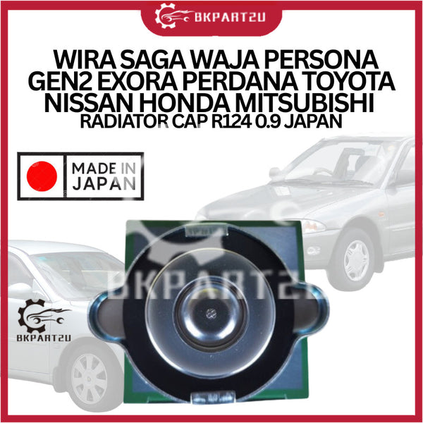 RADIATOR CAP R124 0.9 JAPAN WIRA SAGA WAJA PERSONA GEN2 EXORA PERDANA TOYOTA NISSAN HONDA MITSUBISHI