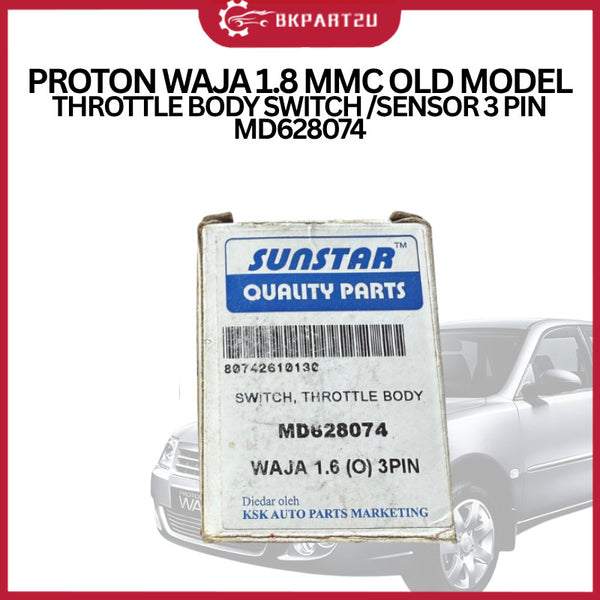 PROTON WAJA 1.8 MMC OLD MODEL THROTTLE BODY SWITCH /SENSOR 3 PIN MD628074