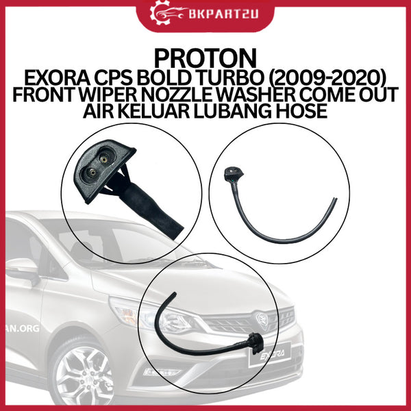 PROTON EXORA CPS BOLD TURBO 2009-2020 FRONT WIPER NOZZLE WASHER COME OUT AIR KELUAR LUBANG HOSE