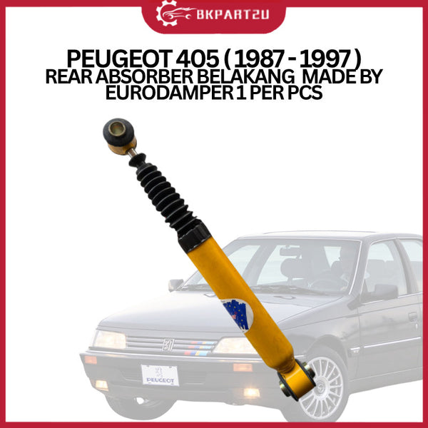 PEUGEOT 405 ( 1987 - 1997 )  REAR ABSORBER BELAKANG  MADE BY EURODAMPER 1 PER PCS