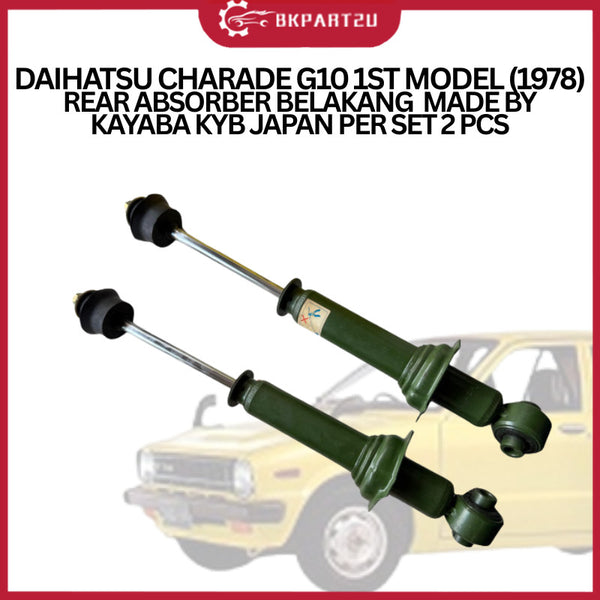 DAIHATSU CHARADE G10 1ST MODEL (1978)  REAR ABSORBER BELAKANG  MADE BY KAYABA KYB JAPAN PER SET 2 PCS