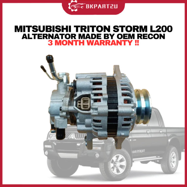 MITSUBISHI TRITON STORM L200 (1999–2010) ALTERNATOR OEM NEW OR RECON 3 MONTH WARRANTY