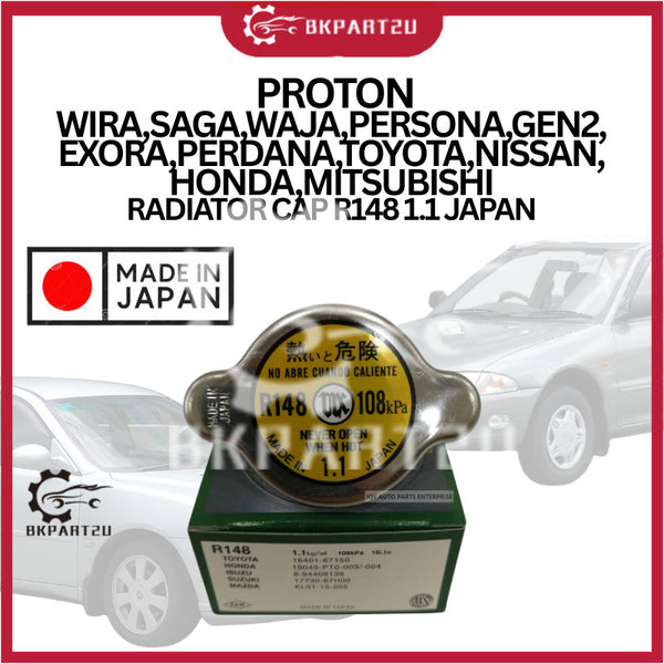 RADIATOR CAP R148 1.1 JAPAN PROTON WIRA,SAGA,WAJA,PERSONA,GEN2,EXORA,PERDANA,TOYOTA,NISSAN,HONDA,MITSUBISHI