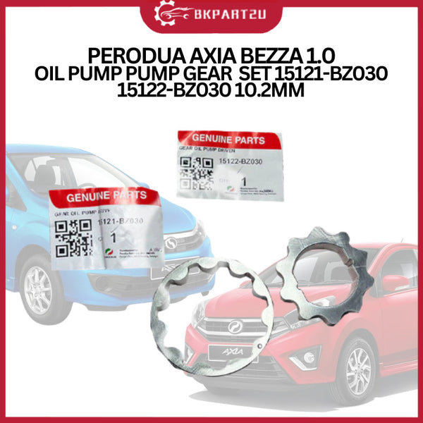 PERODUA AXIA BEZZA 1.0 OIL PUMP PUMP GEAR  SET 15121-BZ030 15122-BZ030 10.2MM